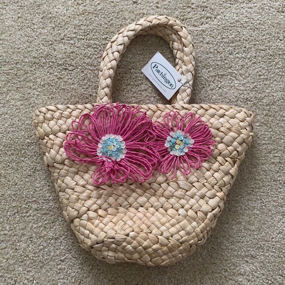 NWT Mini Straw Purse